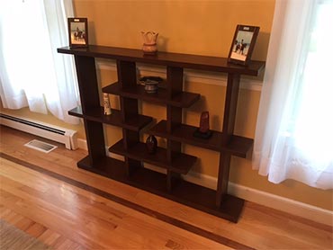 New York Contemporary Low Step Bookcase | Vermont Woods Studios