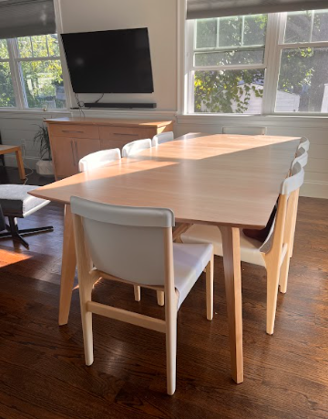 Customer photo: Brighton Extension Table in Maple